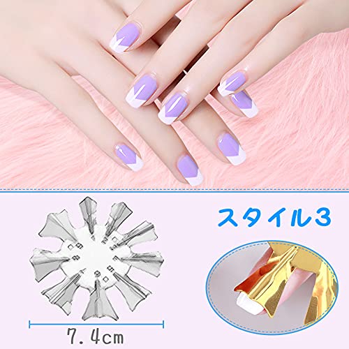 Amazon.co.jp: Kalevel 3個セット ネイルアート テンプレート